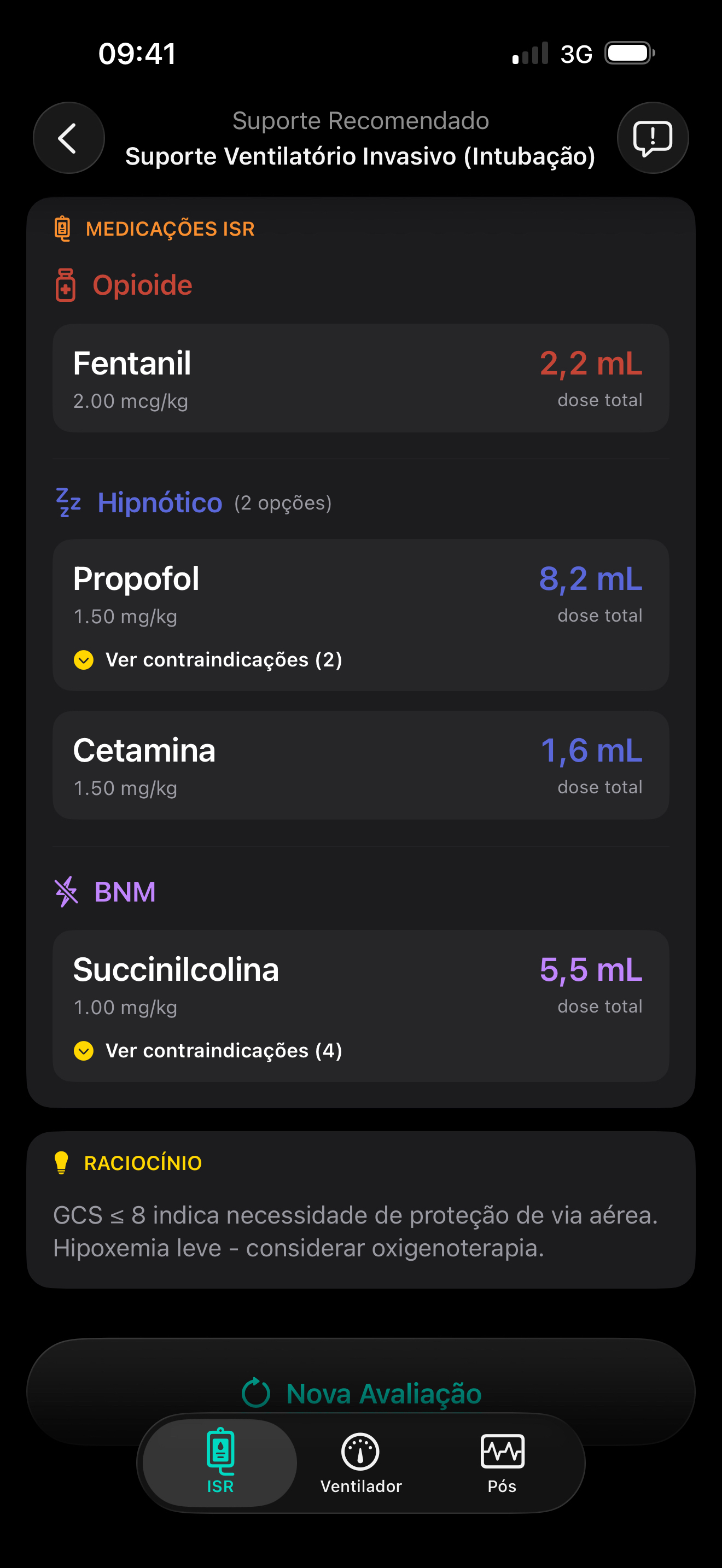 Medicações ISR